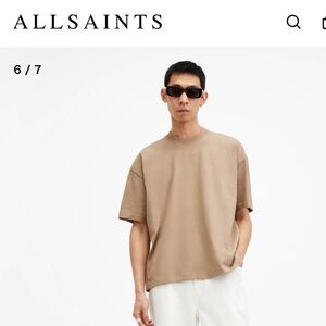 ✨SOLD✨ALL SAINTS Oversized T-Shirt XS in Taupe